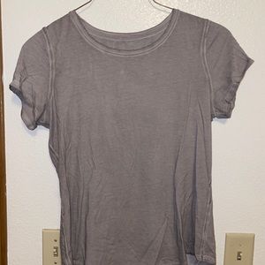 Tan lululemon short sleeve